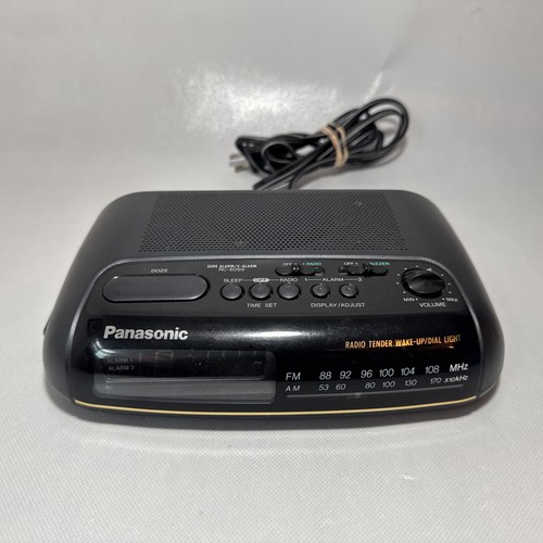 Panasonic radio alarm - panasonic, clock