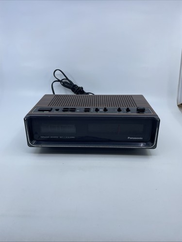 Vintage panasonic clock radio - vintage,