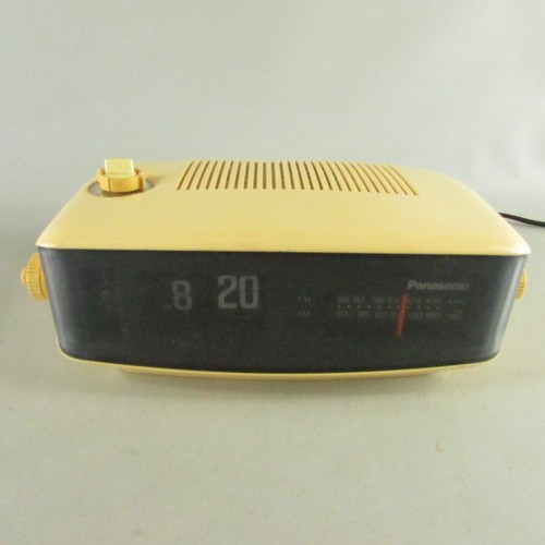 Panasonic flip clock radio - clock,