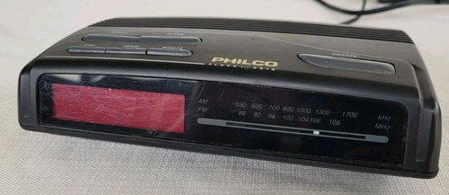 Vintage philco clock - clock, radio