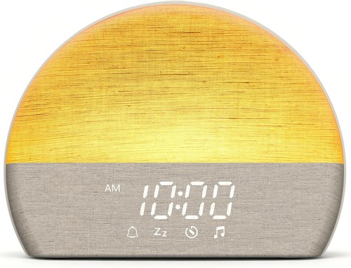 Sunrise alarm clock - clock, white